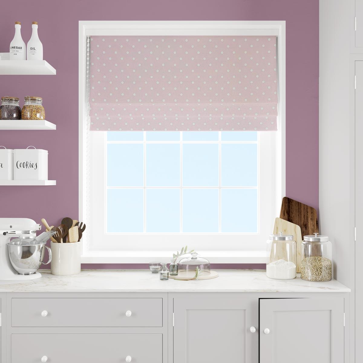 Full Stop Candy Made To Measure Roman Blind by Style Furnishings