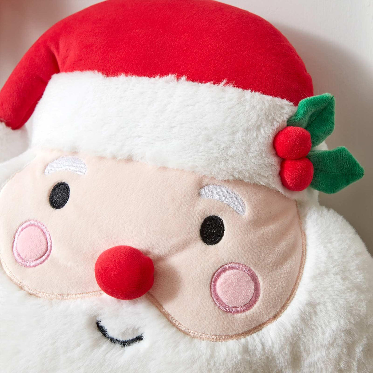 Catherine Lansfield Santa 3D Christmas Filled Cushion 2