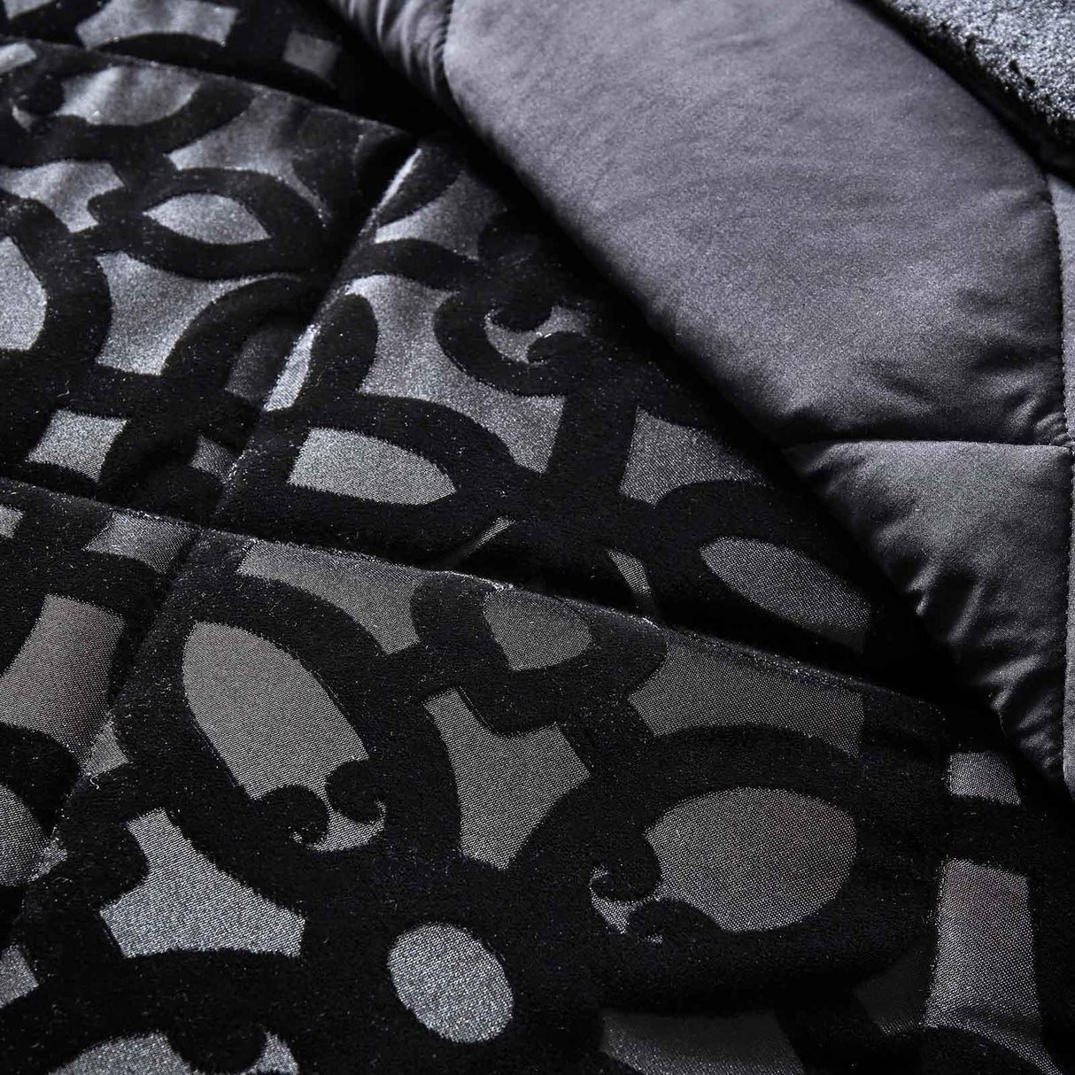 Lattice Cut Velvet Bedspread by Catherine Lansfield