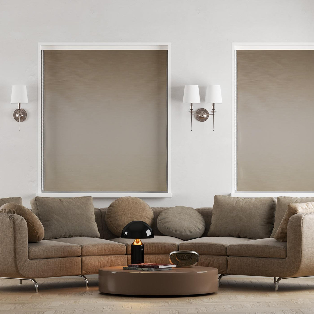 Lucida Antique Made To Measure Roman Blind by Style Furnishings