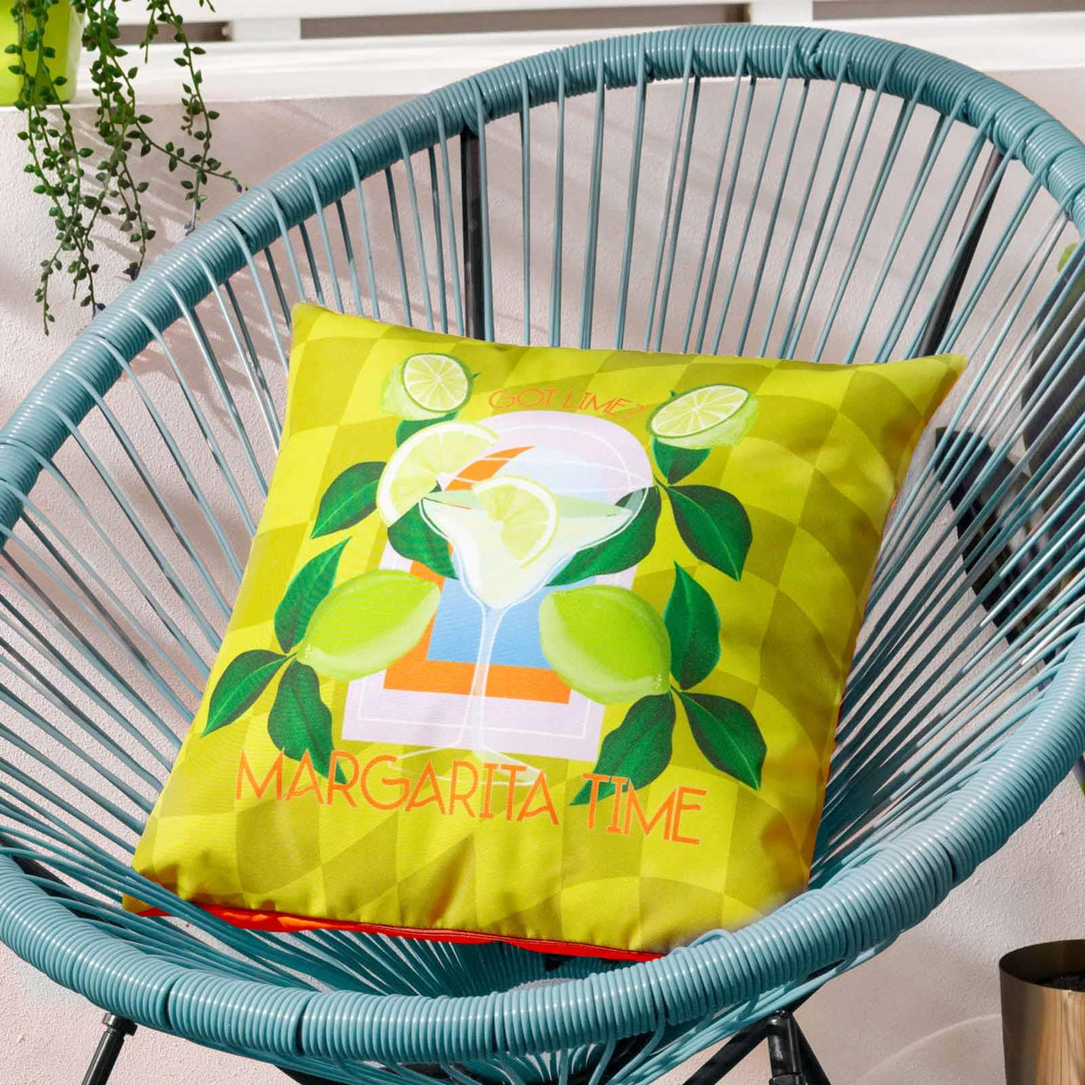 Margarita Outdoor Cushion Cover 17" x 17" (43cm x 43cm) by furn.