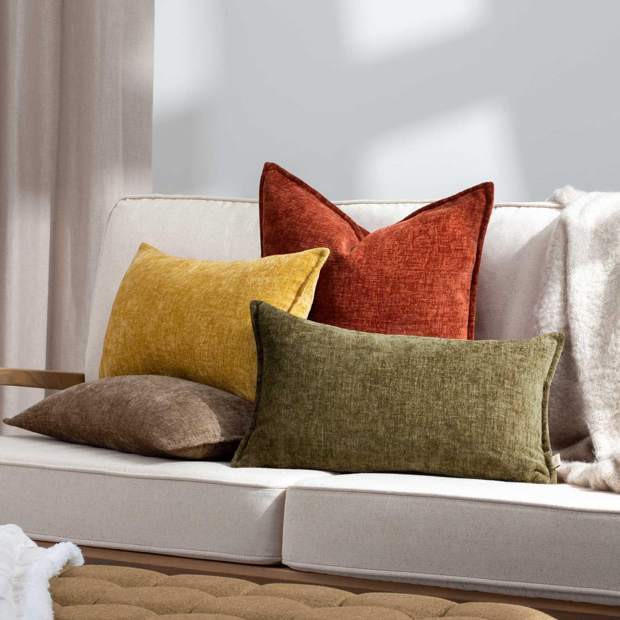 Buxton Super Soft Cushion Cover 20" x 20" (50cmx50cm) by Evans Lichfield