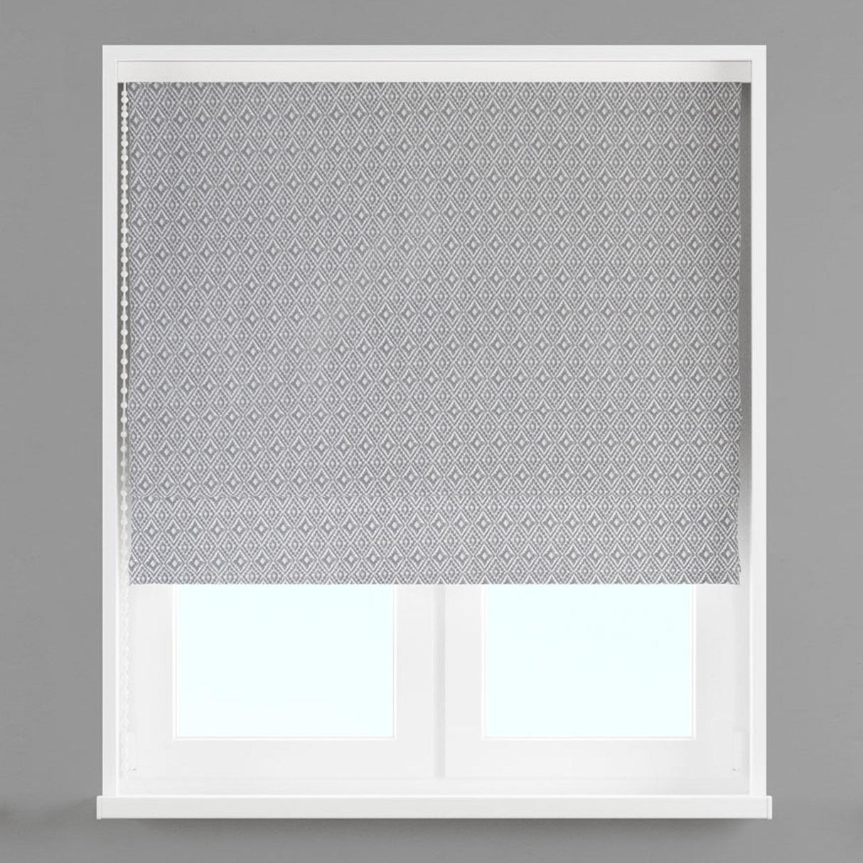 Aztec Smoke Made To Measure Roman Blind by Style Furnishings