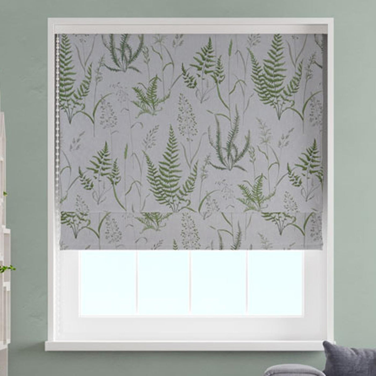 Botanica Willow Made To Measure Roman Blind by Style Furnishings
