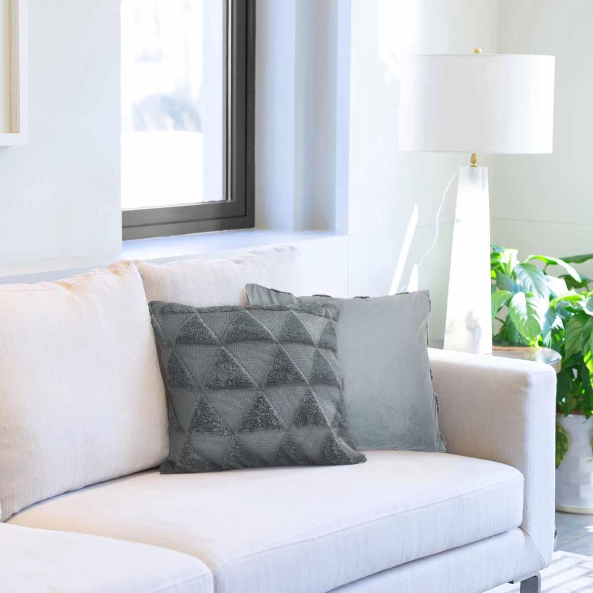 Nyla Triangle Cushion Cover 17x17" (43x43cm) by Emma Barclay 5