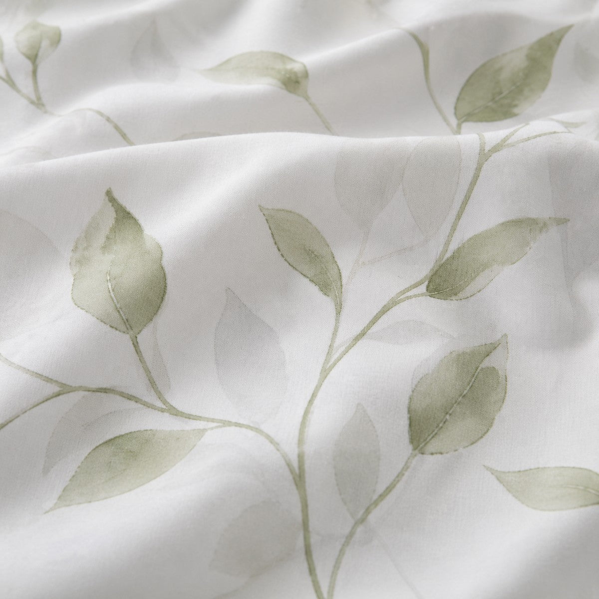 Macro close-up of the polycotton fabric on the Eliza Eco Friendly Polycotton Duvet Cover Set