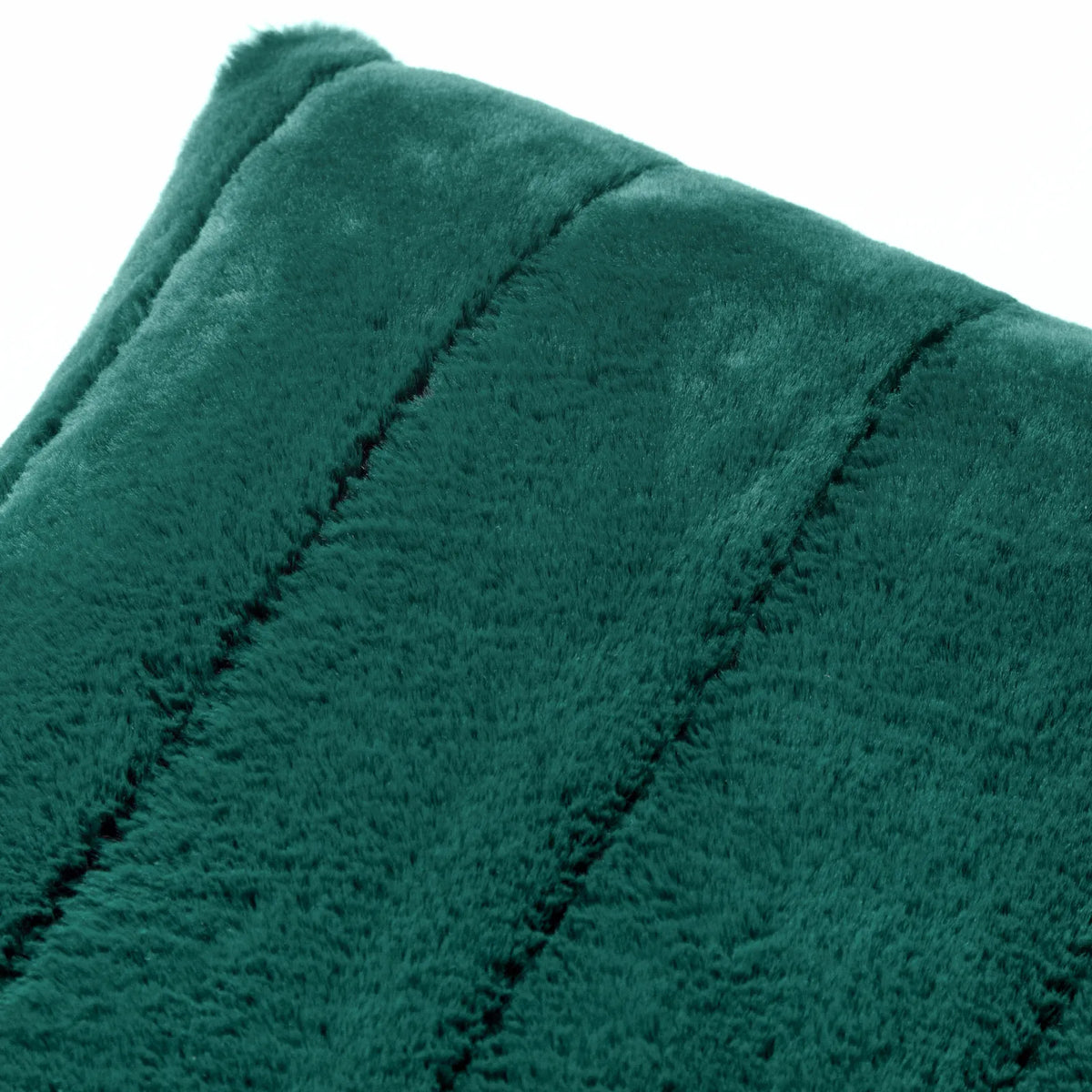 Empress Faux Fur Velvet Emerald Cushion Cover Collection - additional product view 3
