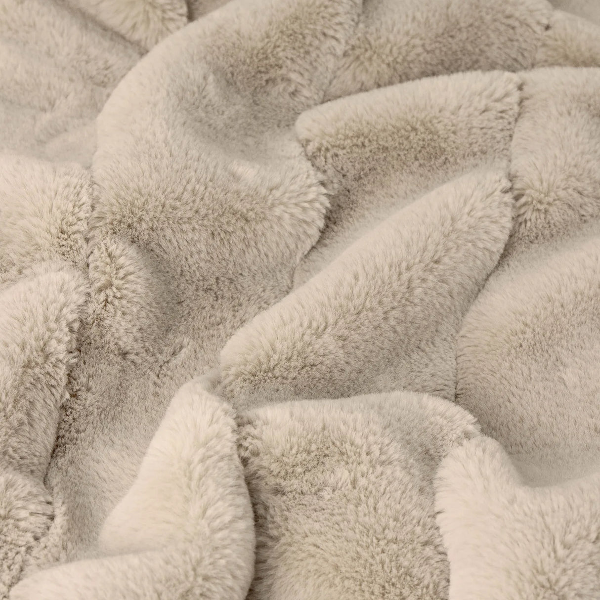 Empress Faux Fur Throw Oatmeal - image 3