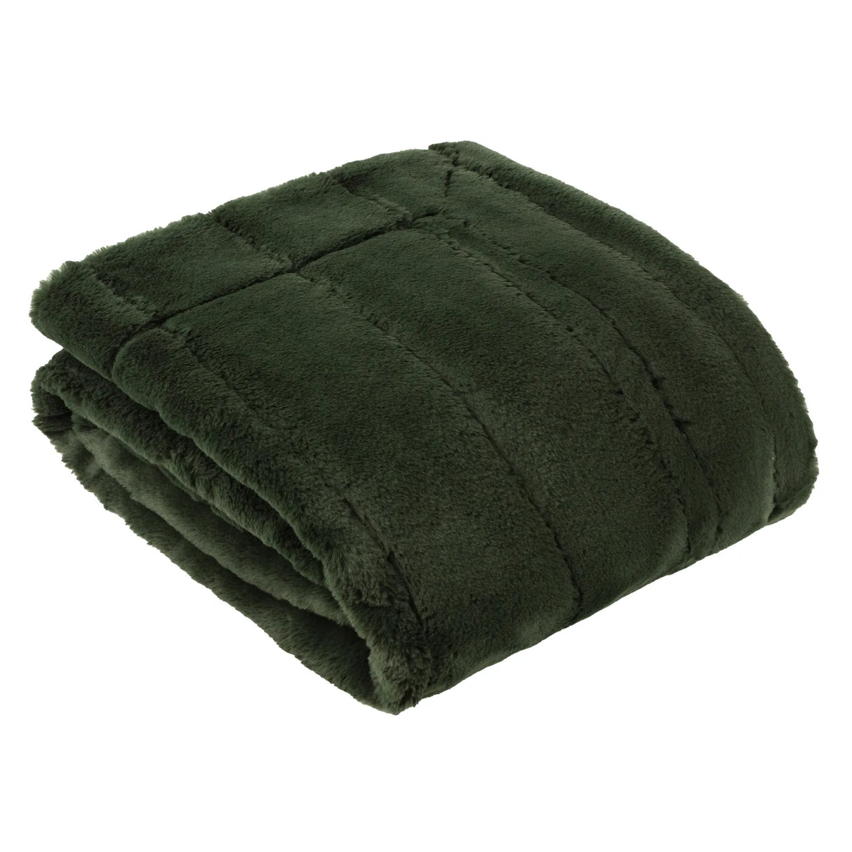 Empress Faux Fur Throw Pine - image 2