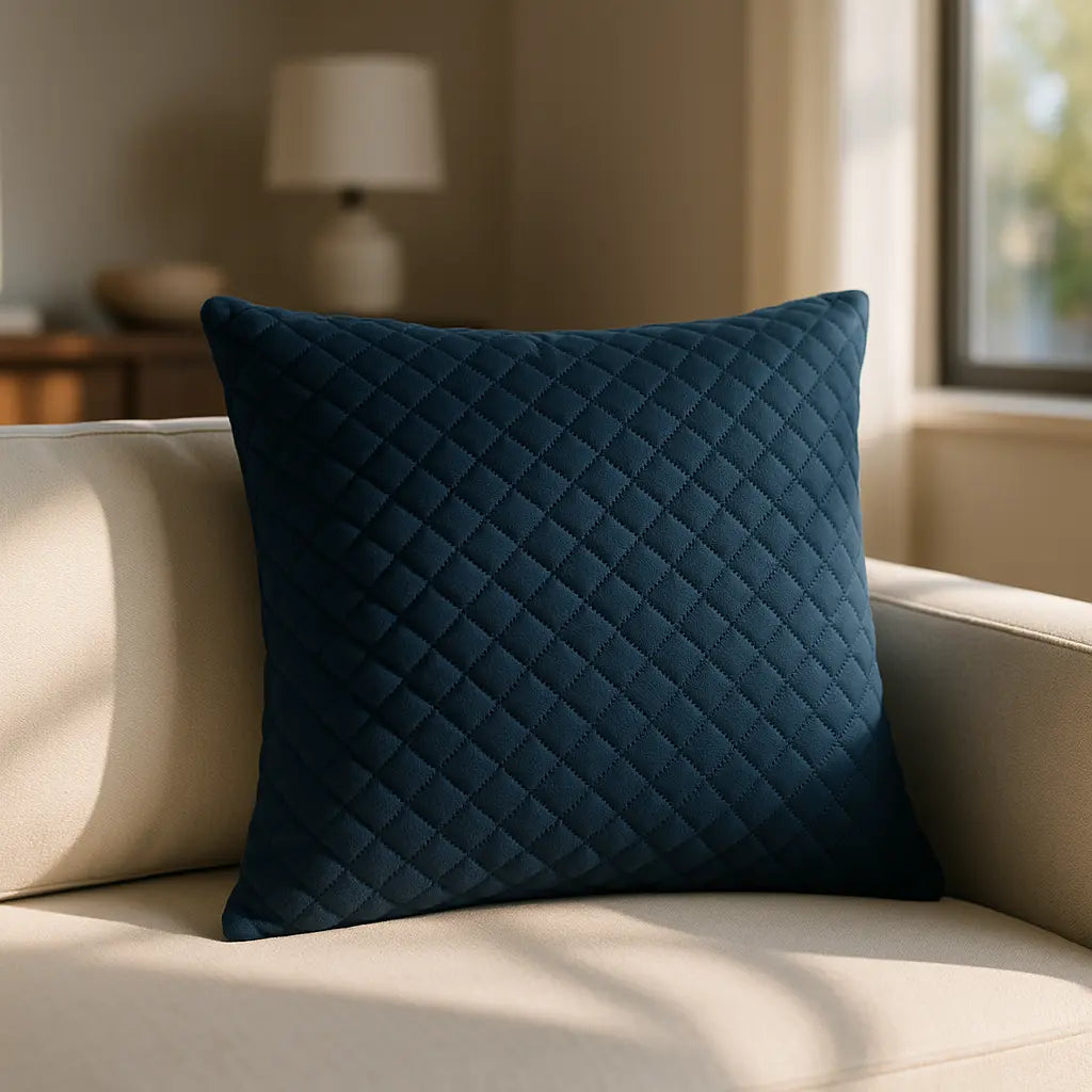 Epsom Midnight Cushion Cover and Filled Cushion 45cm x 45cm