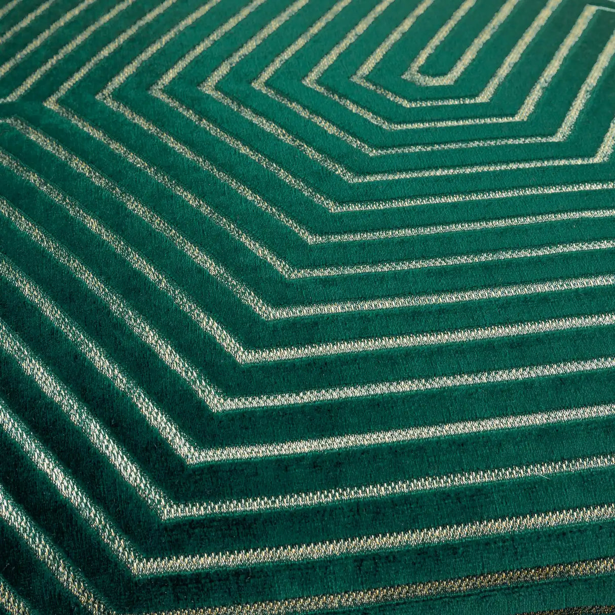 Evoke Cut Velvet Cushion Cover Emerald 55 x 55cm - image 5