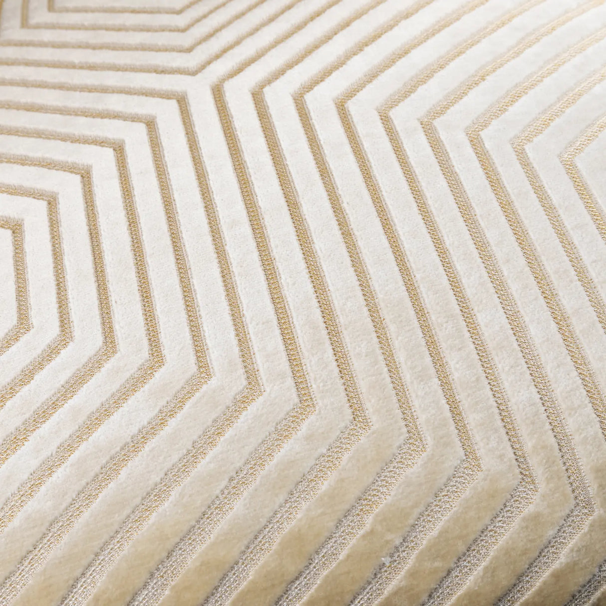Evoke Cut Velvet Cushion Cover Ivory 55 x 55cm - image 5
