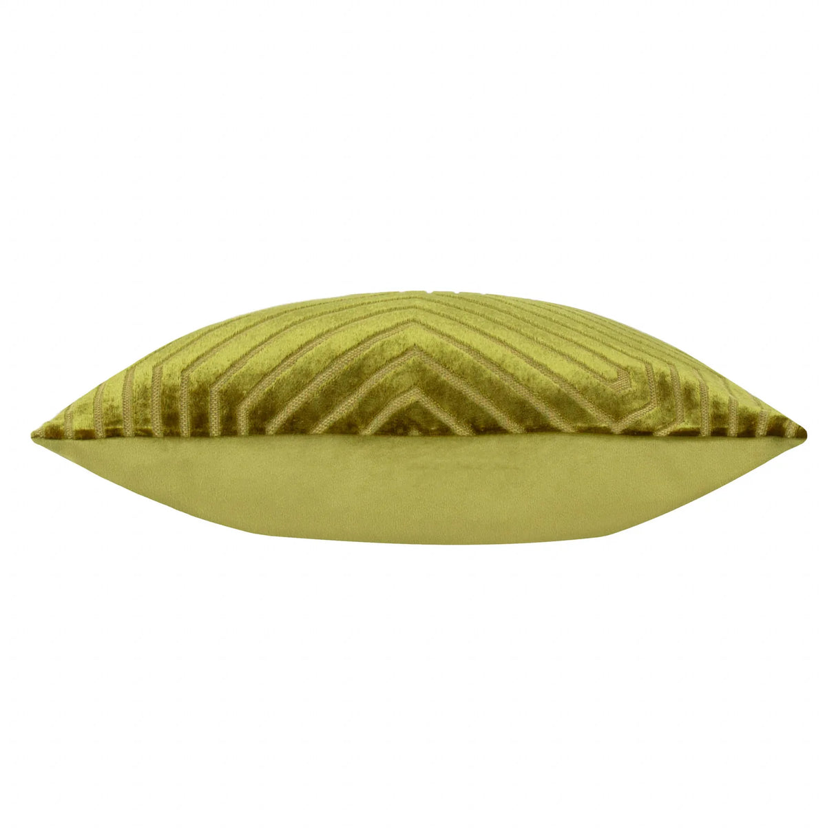 Evoke Cut Velvet Cushion Cover Olive - image 4