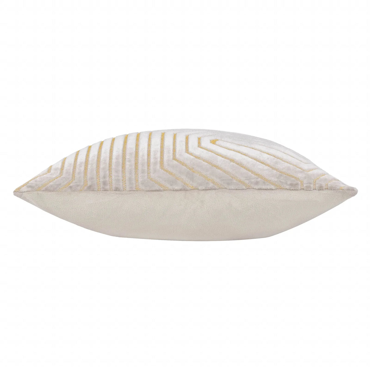 Evoke Cut Velvet Cushion Cover Oyster - image 4