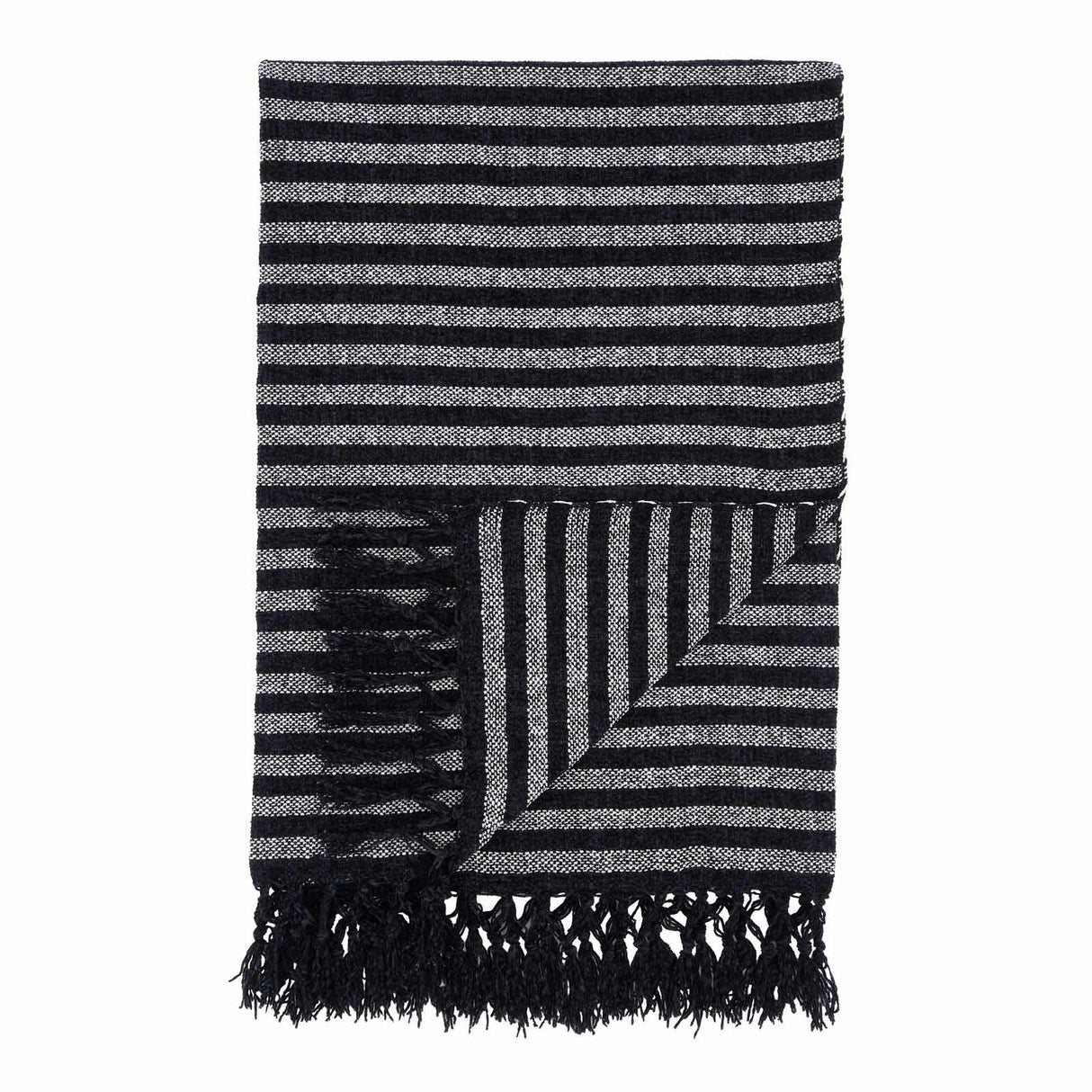 Catherine Lansfield Stripe Cosy Throw Blanket 130cm x 170cm 4
