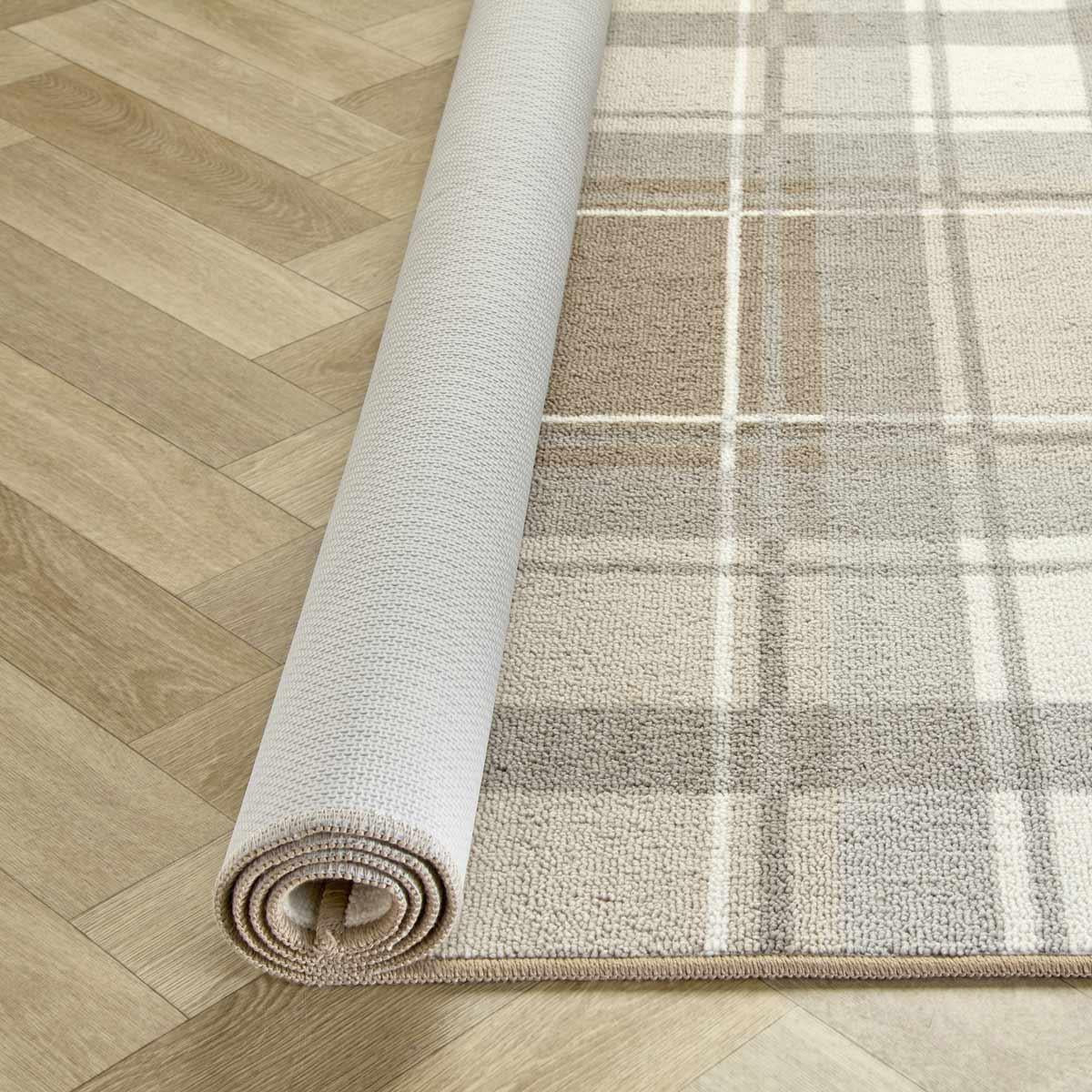 Balmoral Check Washable Rug 120cm x 180cm by Fusion