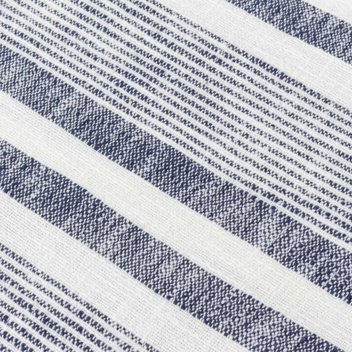 Neela Stripe Fringed Throw by Yard