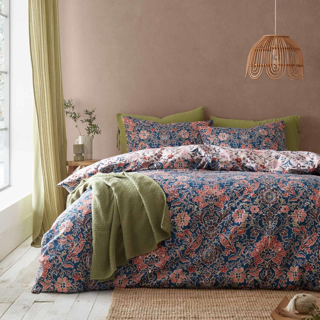 Keera Floral Duvet Cover Set by Pineapple Elephant