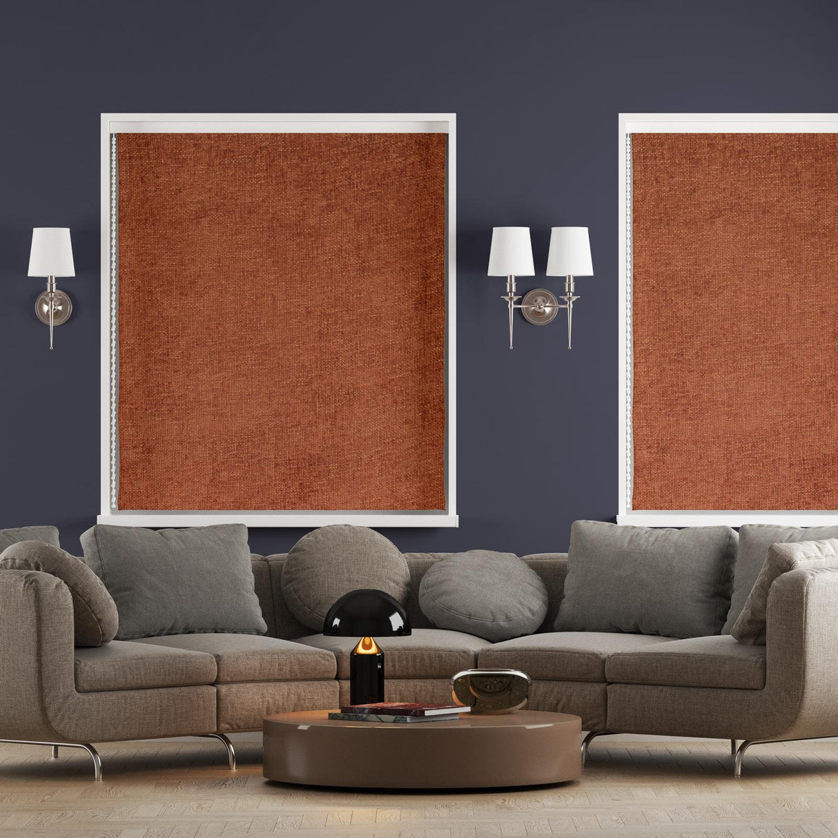 Arla Sunset Made To Measure Roman Blind by Style Furnishings