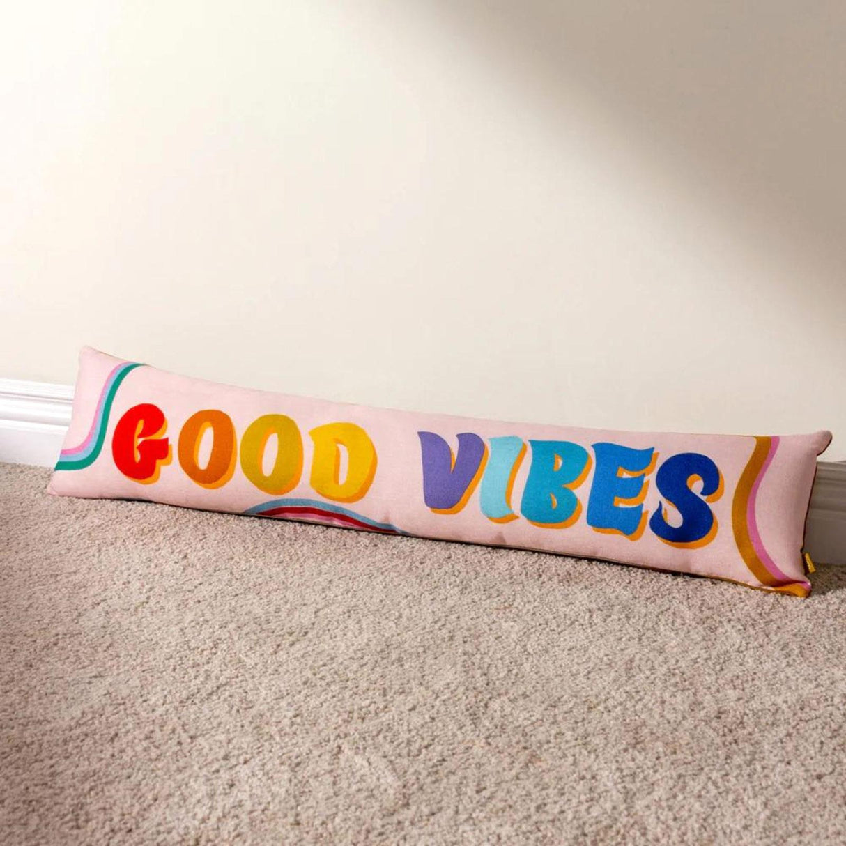 Good Vibes Draught Excluder by Wylder