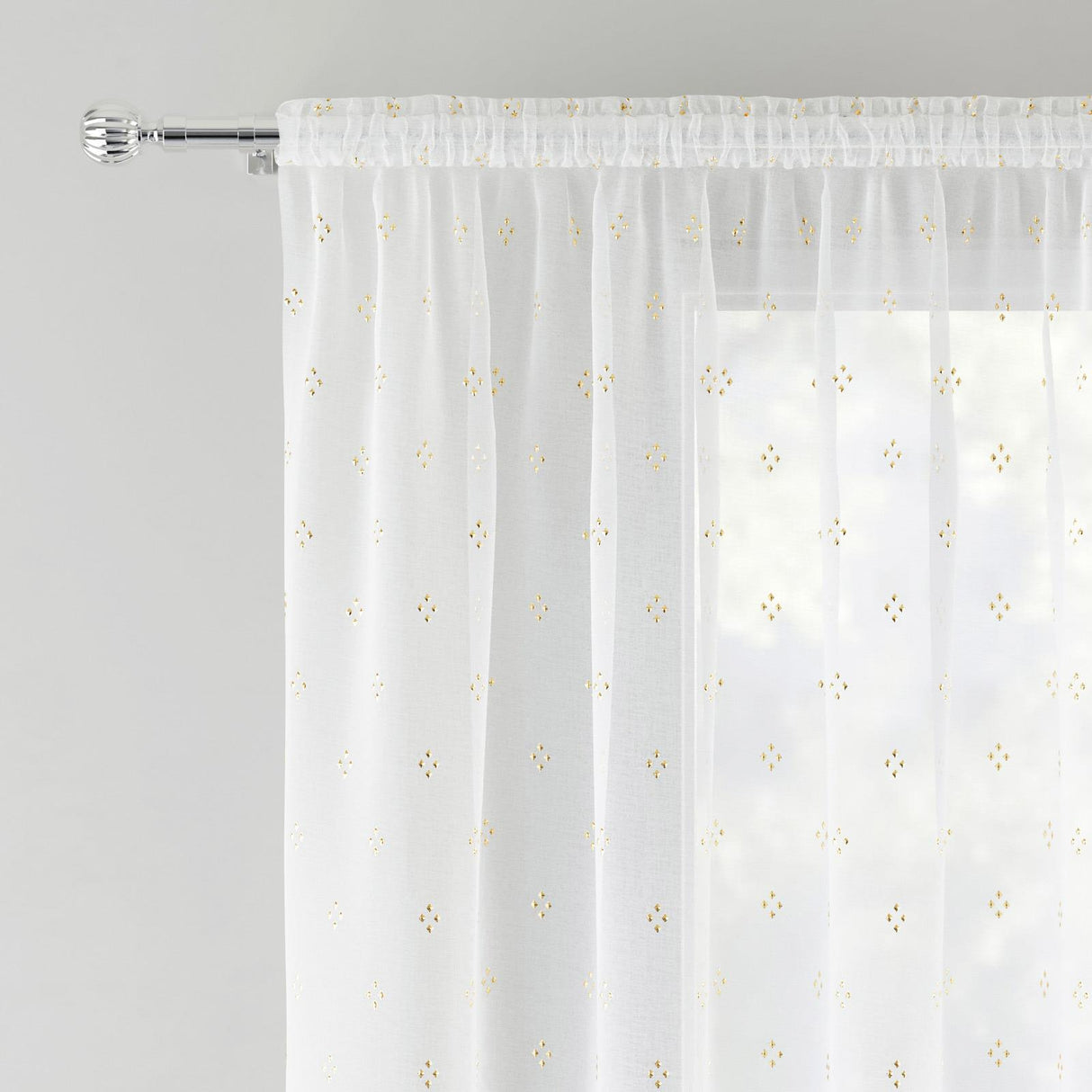 Destiny Voile Curtain Panel by Enhanced Living