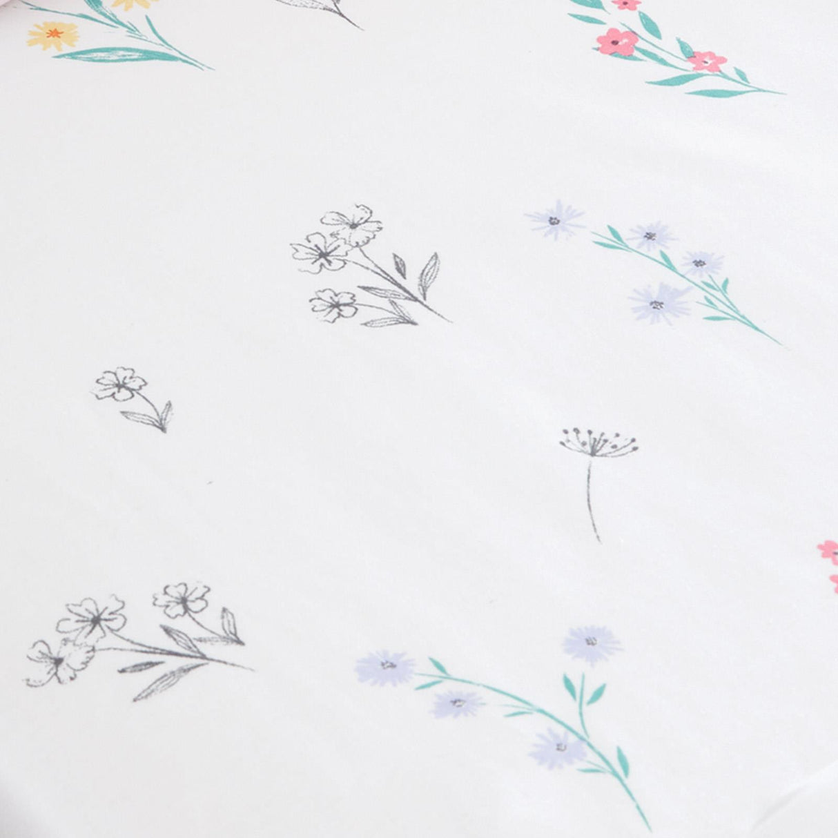 Bunny Tails Ditsy Flower Fitted Sheet by Catherine Lansfield