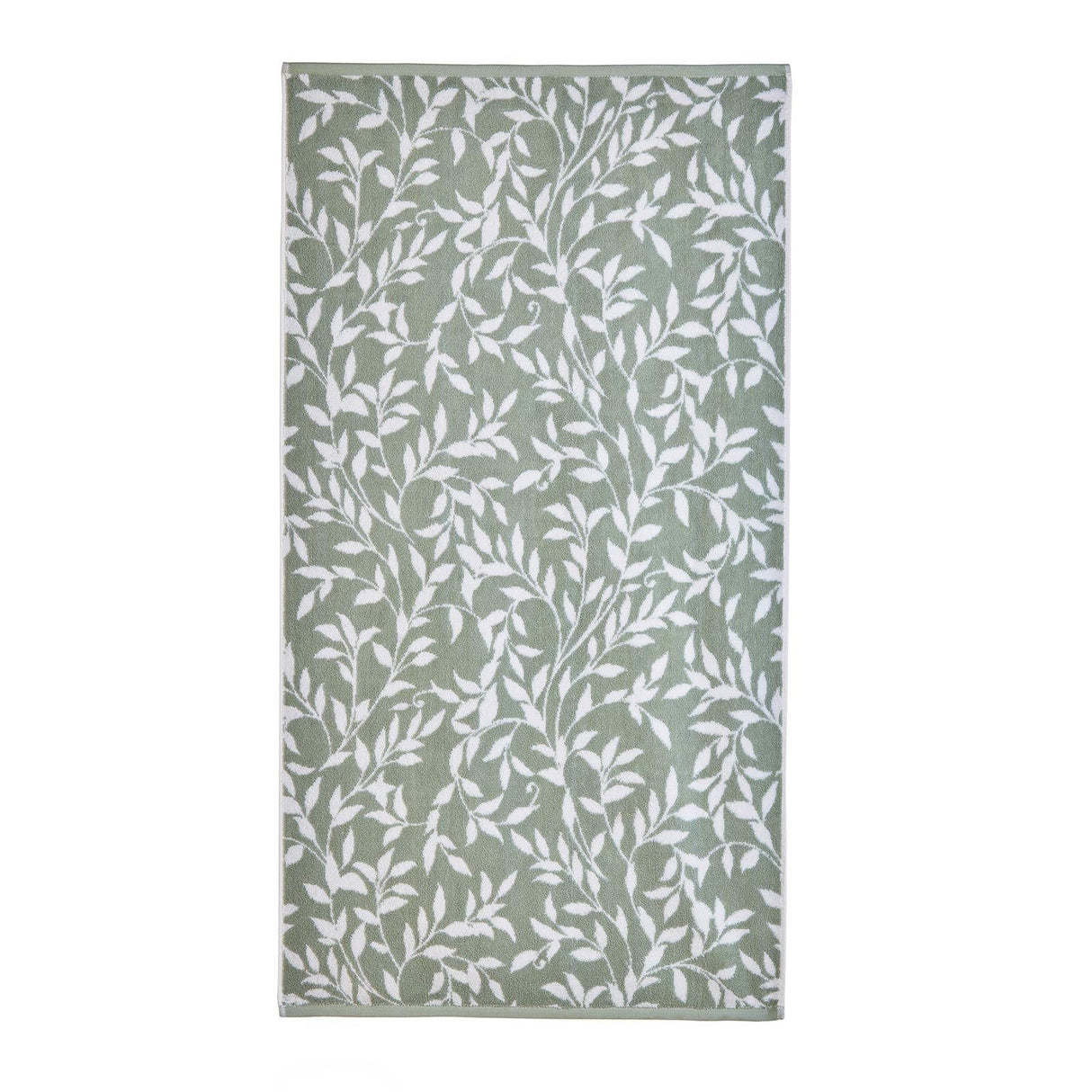 Sandringham Jacquard Leaf 550 gsm Towel by Fusion