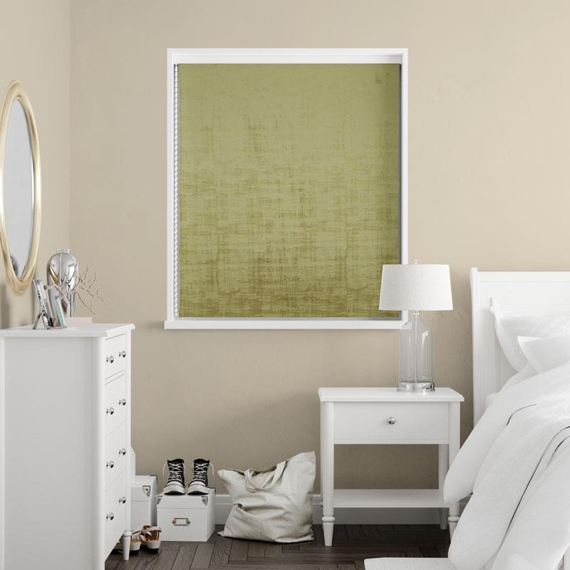 Azurite Willow Made To Measure Roman Blind by Style Furnishings