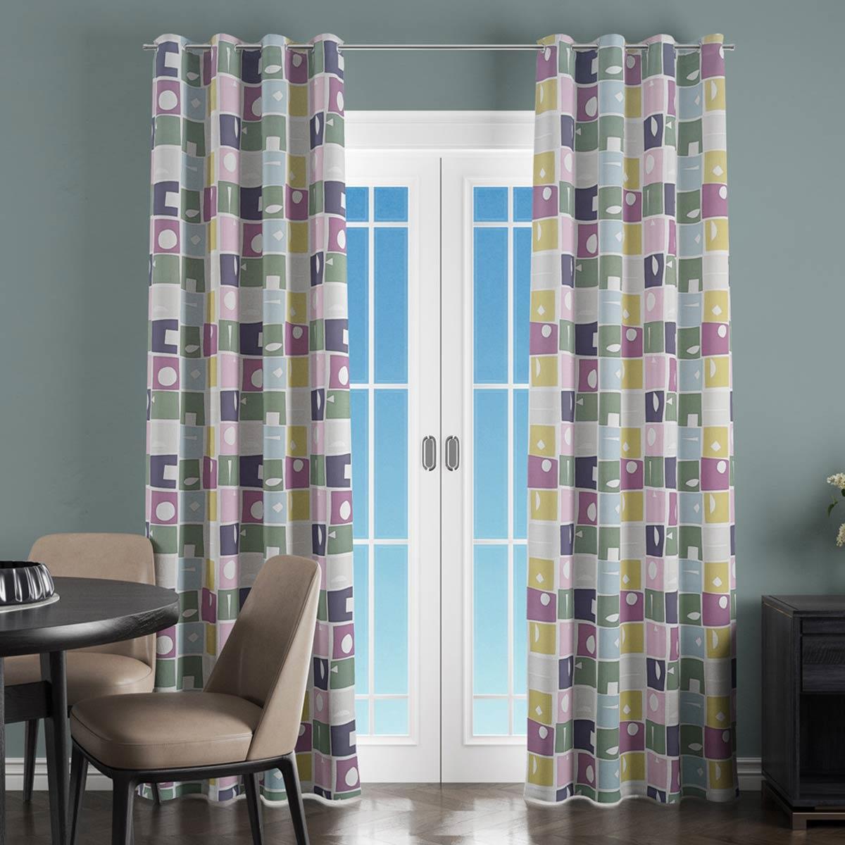 Bonnie Violet Made To Measure Curtains by Style Furnishings