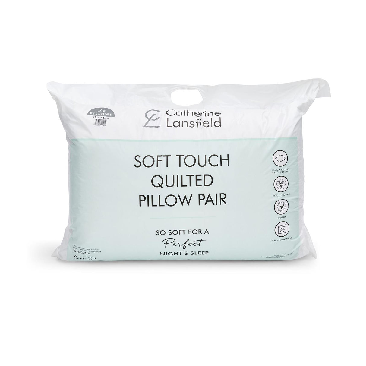 Soft Touch Quilted Pillows by Catherine Lansfield