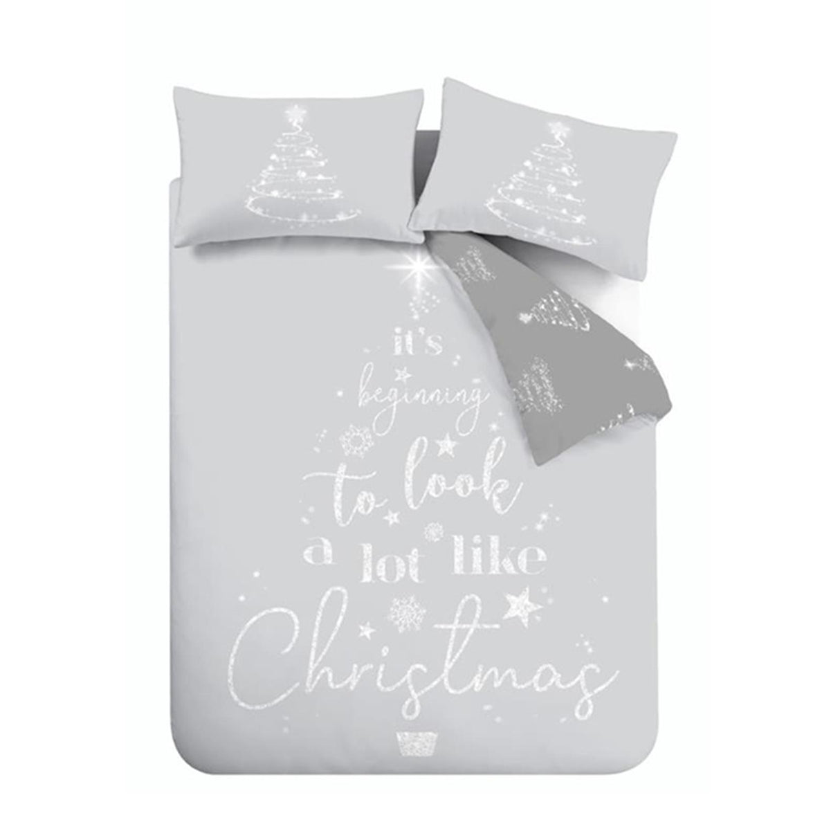 A Lot Like Christmas Duvet Cover Set by Catherine Lansfield