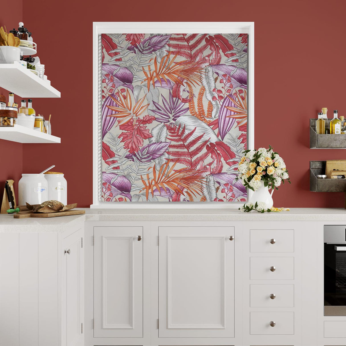 Maldives Cassis Made To Measure Roman Blind by Style Furnishings