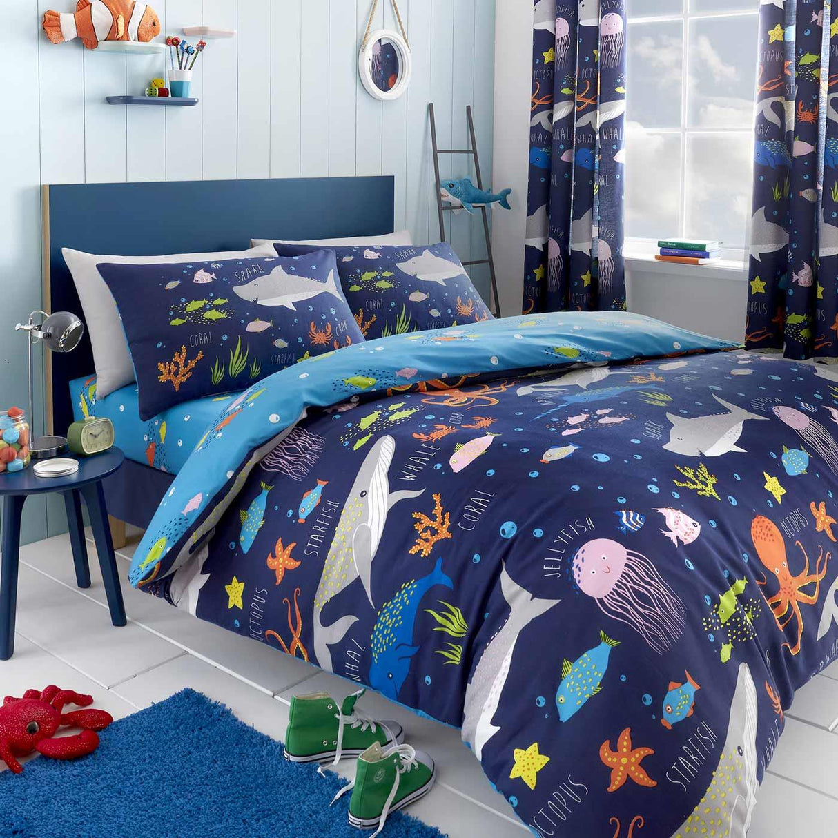 Sea Life Kids Duvet Cover Set by Bedlam