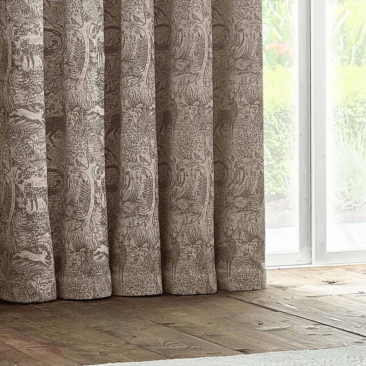 Winter Woods Chenille Eyelet Curtains by furn.