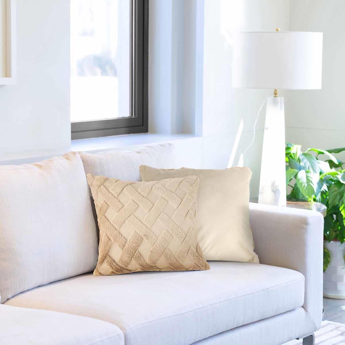 Nyla Hatch Cushion Cover 17x17" (43x43cm) by Emma Barclay 11