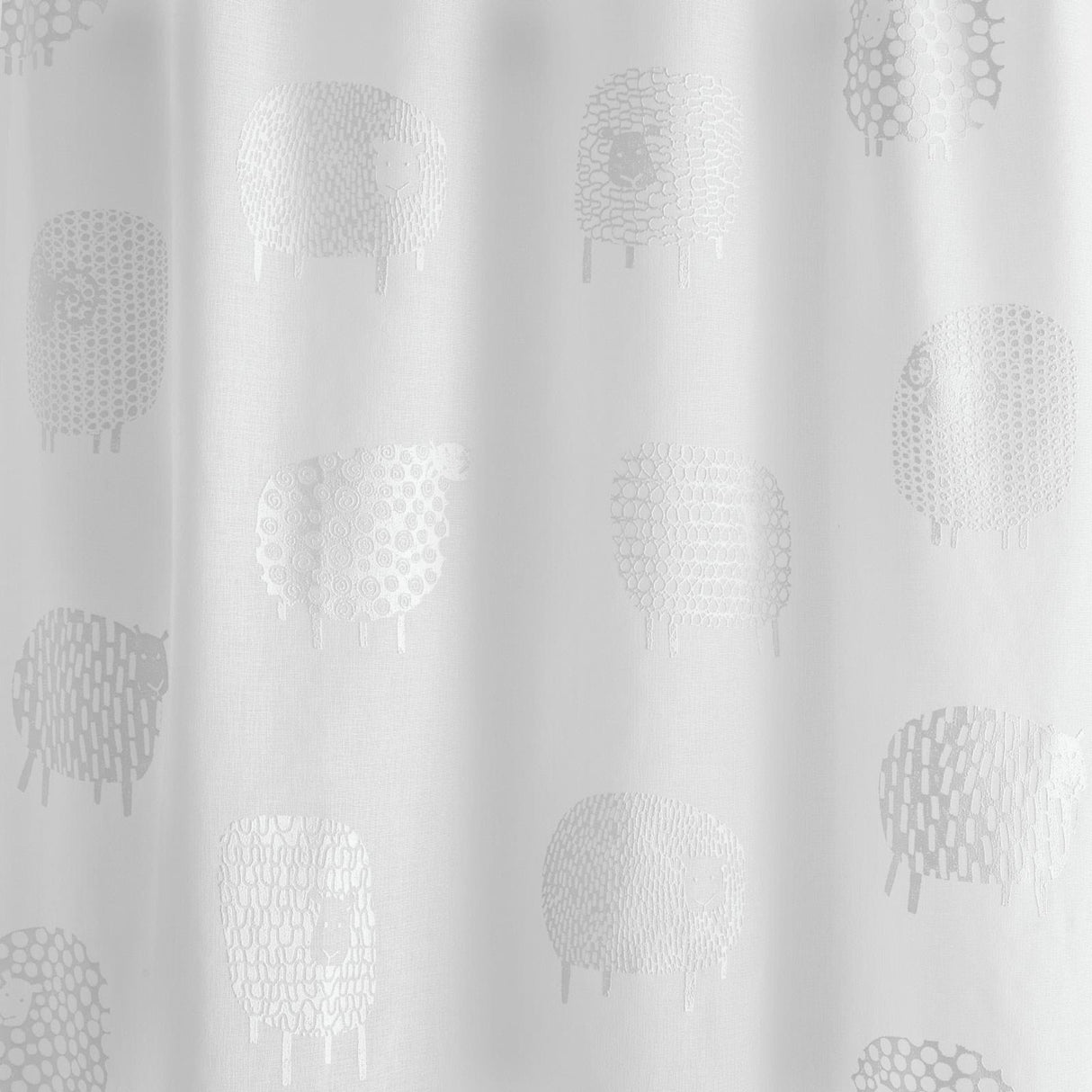 Dotty Sheep Voile Curtain Panel by Fusion