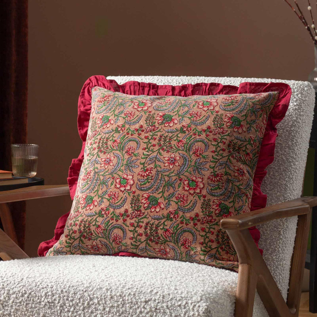Haven 100% Cotton Velvet Cushion Cover 50cm x 50cm