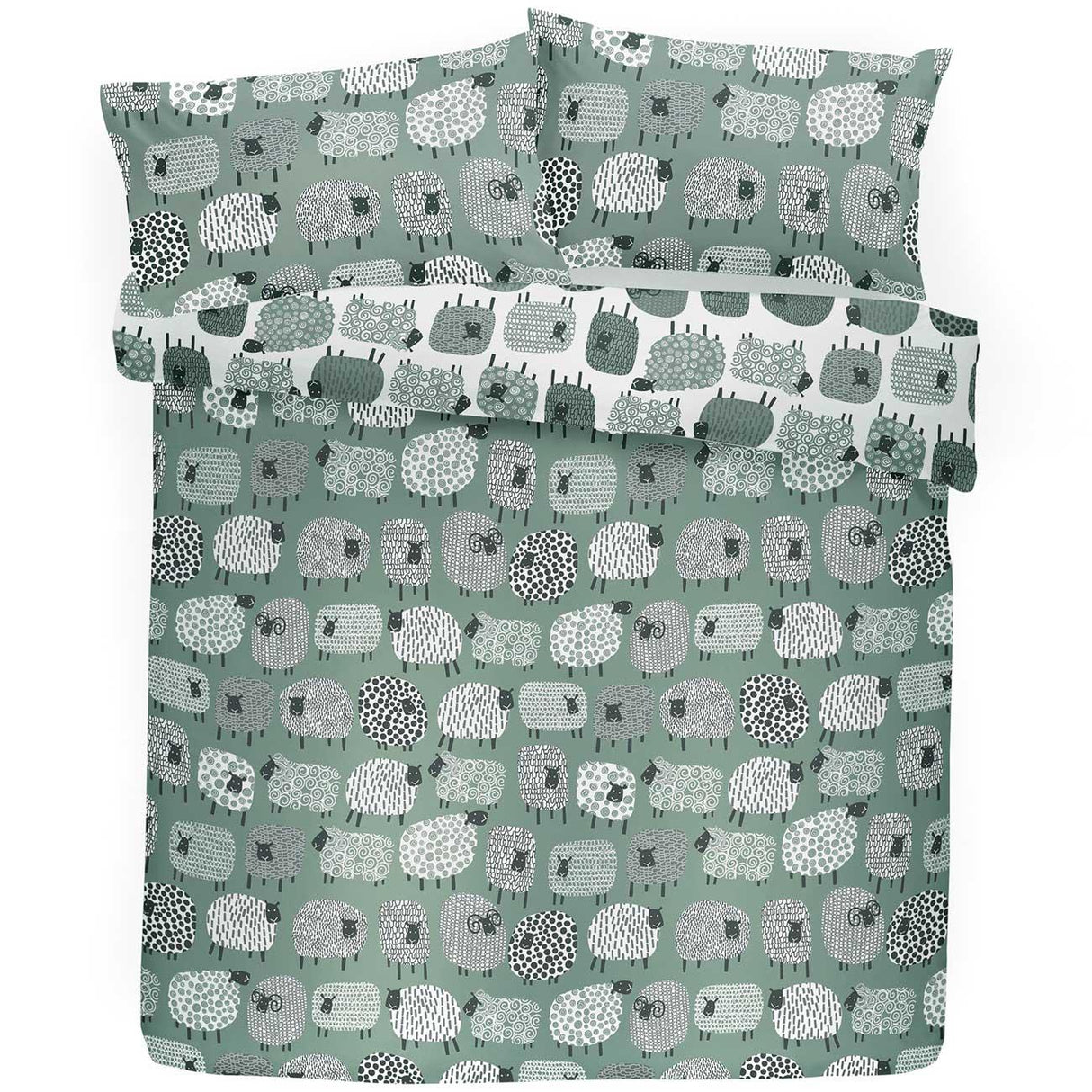 Dotty Sheep Duvet Cover Set by Fusion