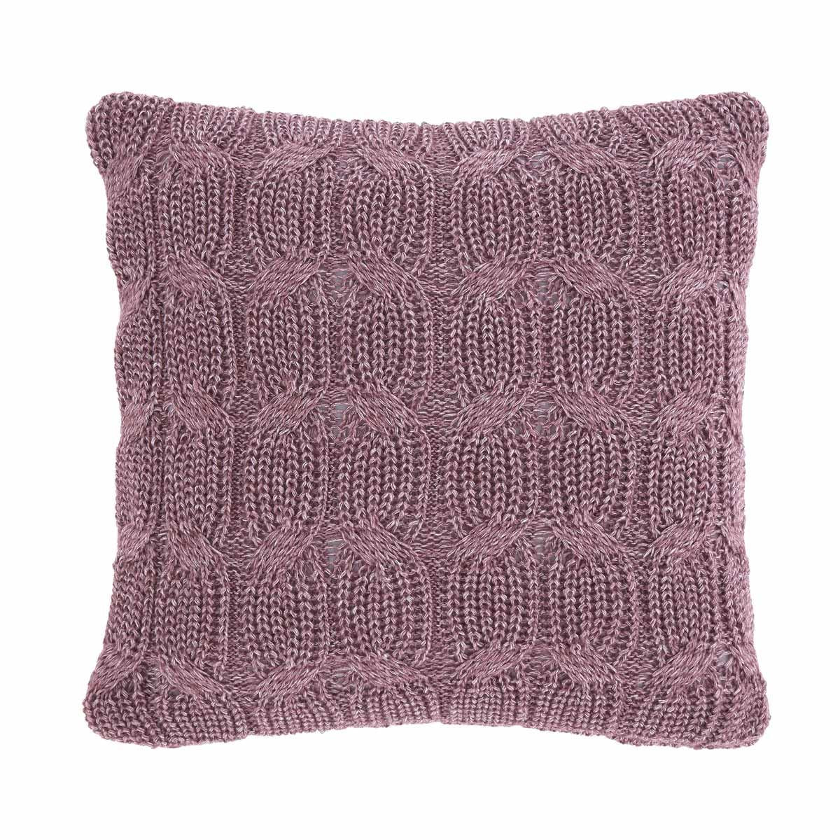 Catherine Lansfield Chunky Marl Knit Filled Cushion 45cm x 45cm 16
