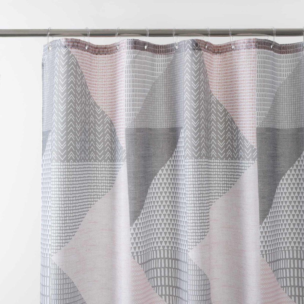 Larsson Geo Shower Curtain by Catherine Lansfield