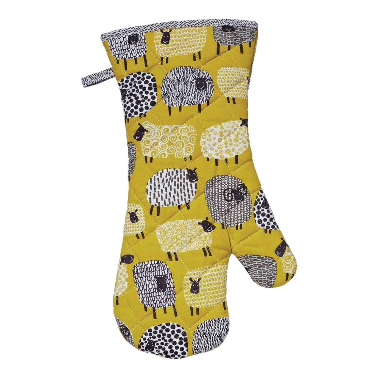 Dotty Sheep Luxury Cotton Gauntlet Oven Mitt Oven Gloves Ulster Weavers