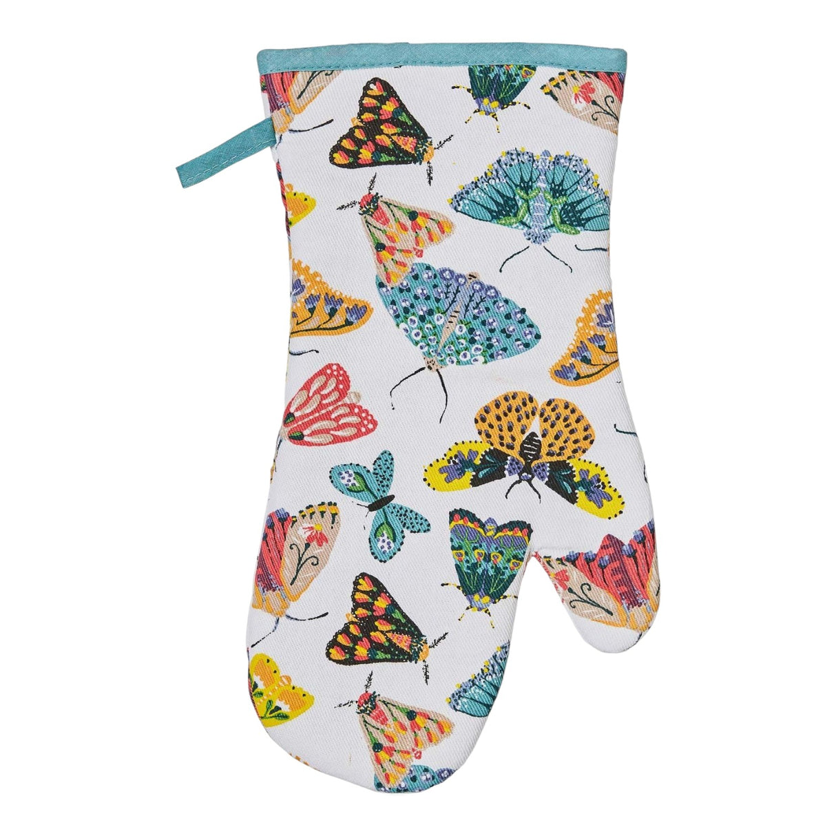 Butterfly House Luxury Cotton Gauntlet Oven Mitt Oven Gloves Ulster Weavers