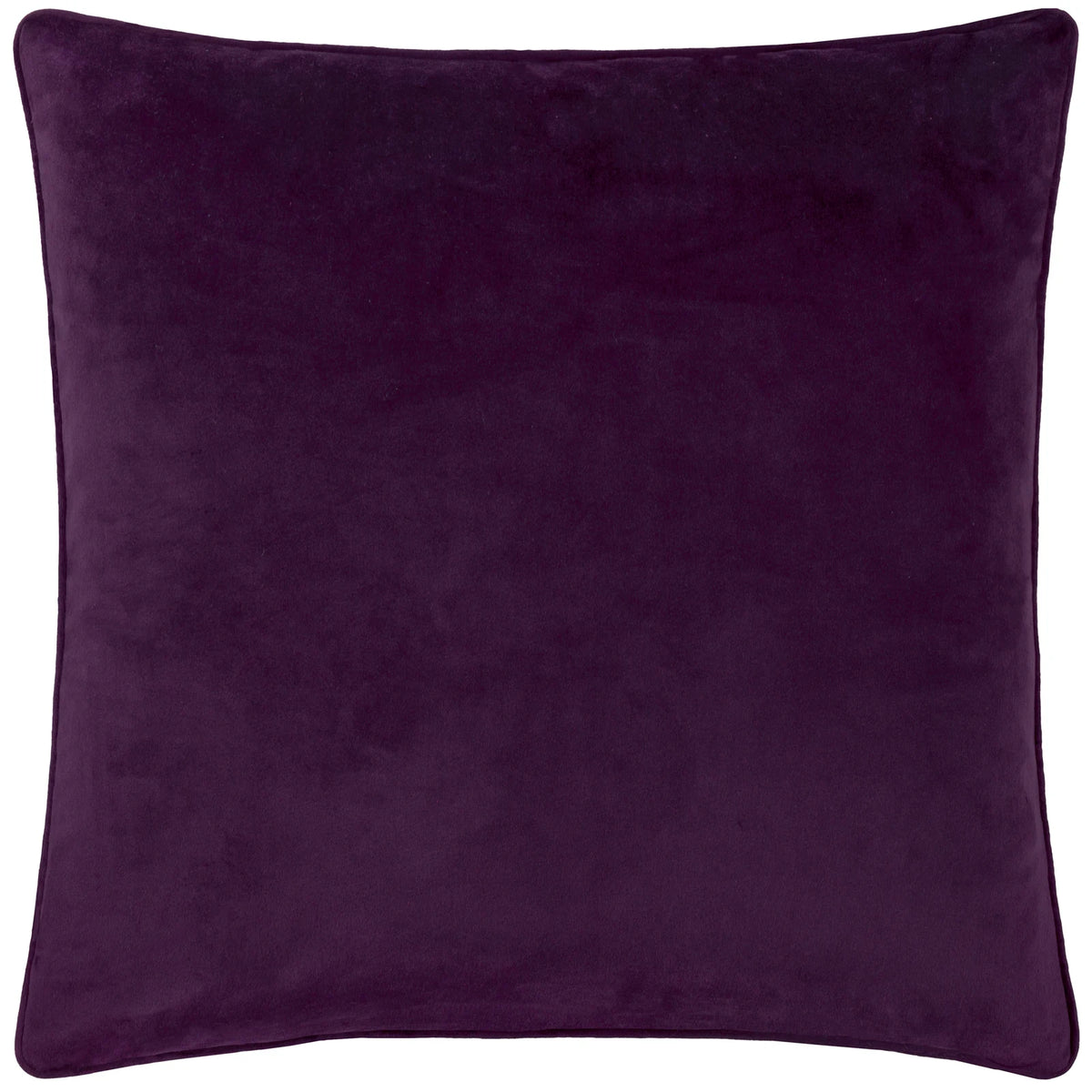 Gilded Palms Velvet Plum Cushion Cover or Filled Cushion 45cm x 45cm - additional product view 3