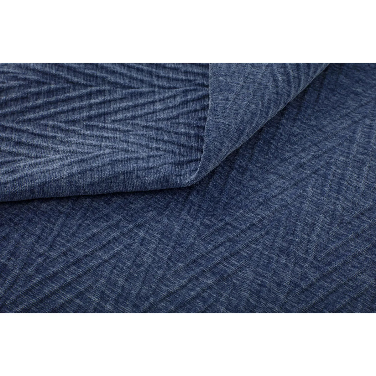 Langley Kingfisher Herringbone Cushion Cover or Polyester Filled Cushion 45cm x 45cm