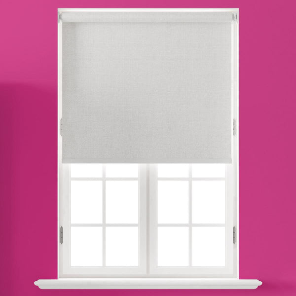 Glimpse Snow Blackout Made to Measure Roller Blind - Ideal