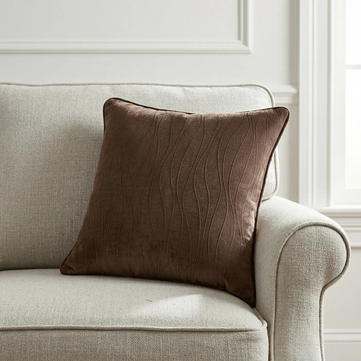 Goodwood Cushion Cover 17x17" 43x43cm - Bronze