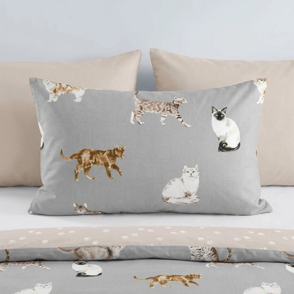 Cats Reversible Duvet Cover Set 6