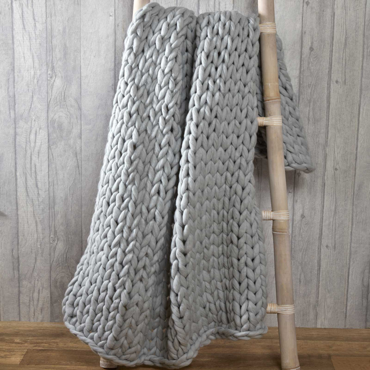 Cable Knit Throw Blanket 127cm x 152cm by Rapport Home