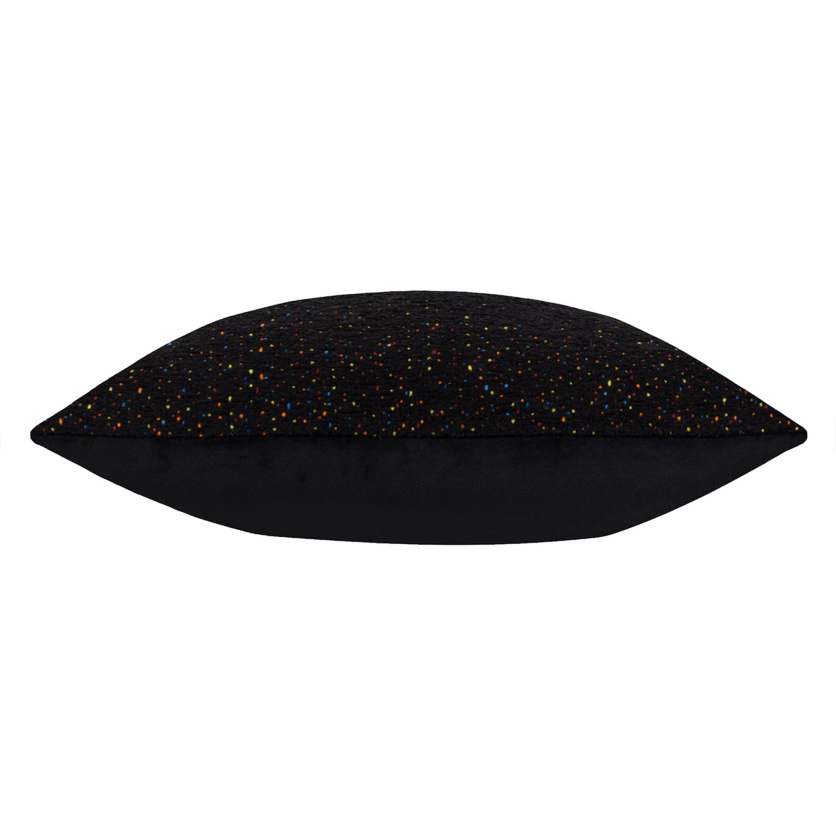 Hali Velvet Black Cushion Cover or Filled Cushion 45cm x 45cm - additional product view 2