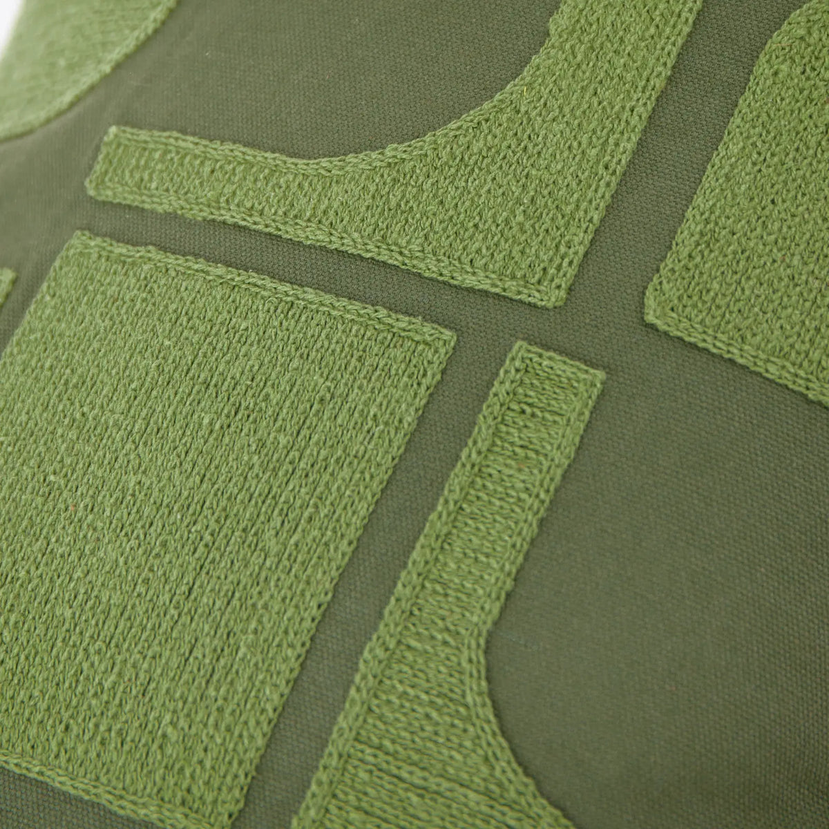 Hallam Ivy Green Cushion Cover or Filled Cushion 30cm x 50cm - additional product view 5